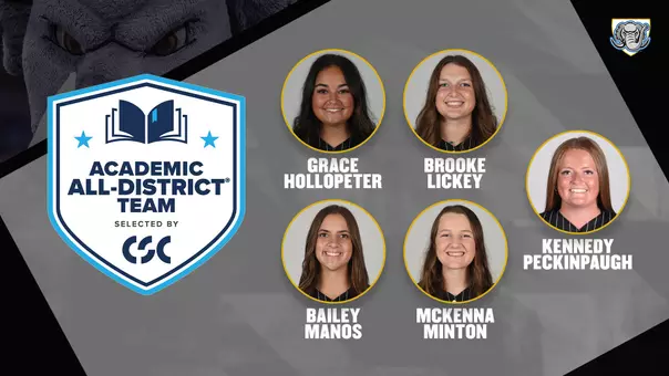2025 CSC Academic All-District Softball