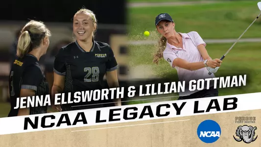 Jenna Ellsworth and Lillian Gottman NCAA Legacy Lab