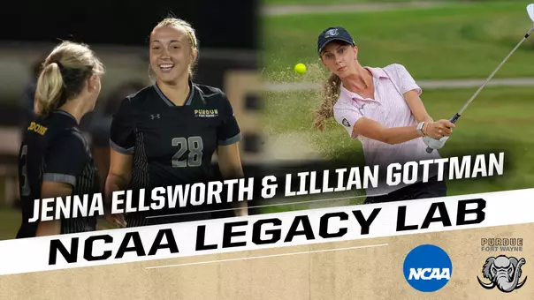 Jenna Ellsworth and Lillian Gottman NCAA Legacy Lab