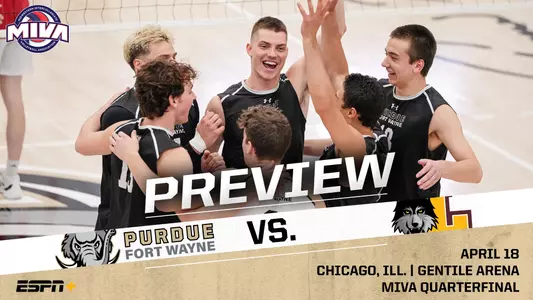 0418 Loyola Chicago MIVA Quarterfinal Preview Graphic