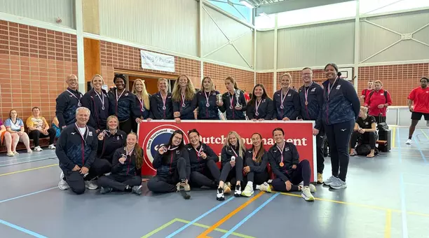 Florio with USA Volleyball