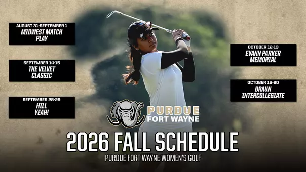 Women's Golf Fall 2026 Schedule