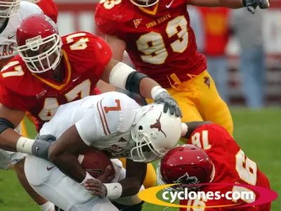 Cyclones Fall To No. 22 Texas, 56-3