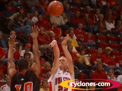 Petersen Leads Iowa State Past Centenary, 67-57