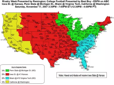 ABC Coverage Map Released For ISU-Kansas