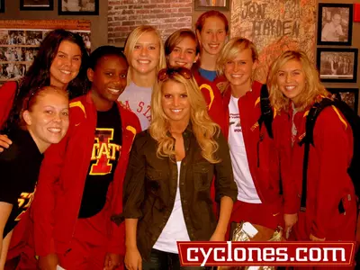 Volleyball Team Seeing Stars
