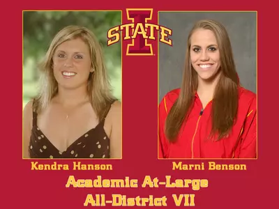Hanson And Benson Earn Academic Honors