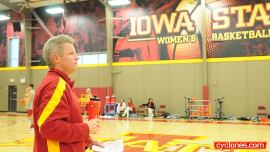 Women's Basketball Practice Underway