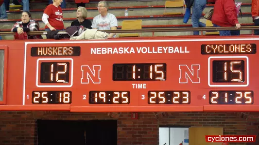Streak Over! ISU Snaps 75-match Skid Against Nebraska