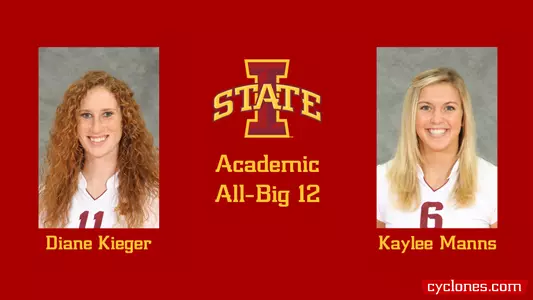 Kieger, Manns Named Academic All-Big 12