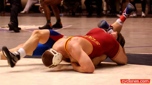 Varner Wins, ISU Wrestlers Take Second at Midlands