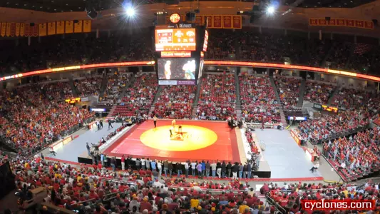 No. 2 ISU Drops Close Dual to No. 1 Iowa, 18-16