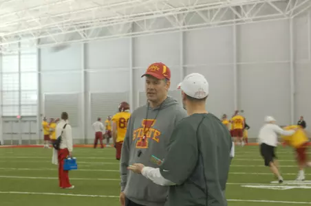 Rhoads Welcomes Cyclones to Spring Practice