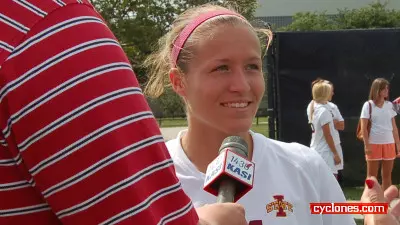Cyclone Soccer Squad Greets Members of the Media