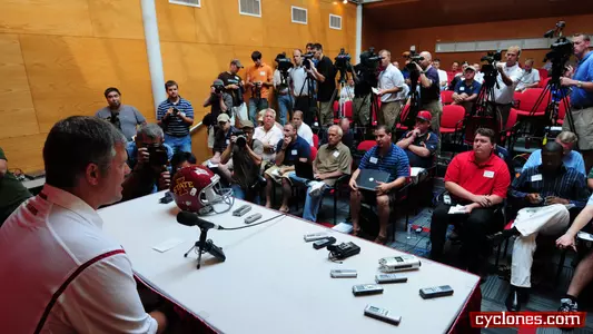 Cyclones Host Annual Football Media Day