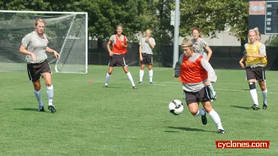 Dillinger Sees Early Progress in ISU Soccer Squad