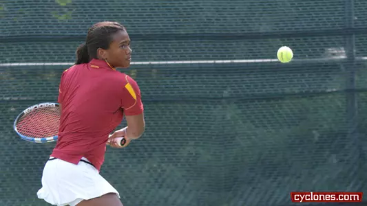 ISU Freshmen Hot in Tennis Career Openers