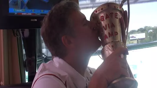 Rhoads is Crowned Tailgate Tour Trivia Champion