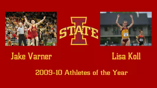 Koll and Varner Iowa State Athletes of the Year