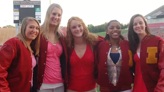 Spring Letterwinners Receive Letter Jacket