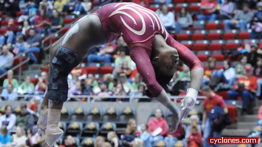 No. 17 Iowa State Gymnasts Sweep Three-Team Meet