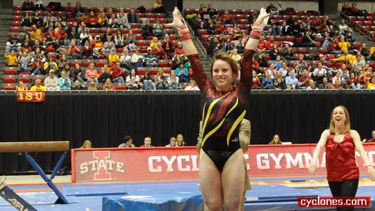 No. 11 Nebraska Edges Past Steady Cyclone Gymnasts