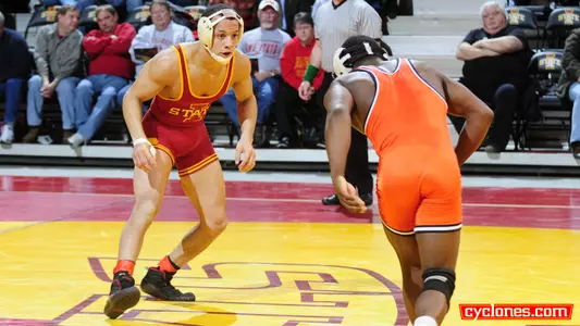 Iowa State Pounds Arizona State in Final Home Dual