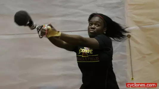 Hampton Leads Cyclones at ISU Qualifier