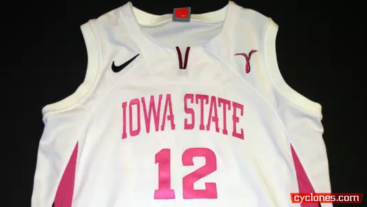 Women's Basketball Pink Zone Jerseys Up for Auction
