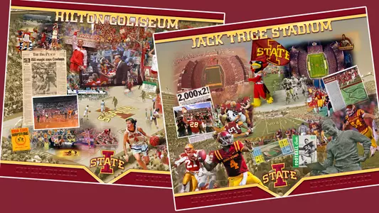 New Hilton and Jack Trice Artwork in Jacobson Building