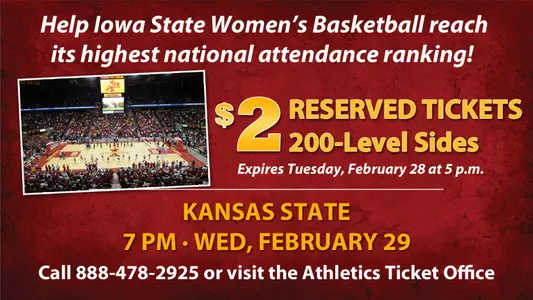 $2 Ticket Special Released for Senior Night