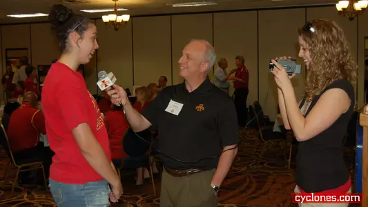 Future Cyclone Madison Baier Attends Tailgate Tour