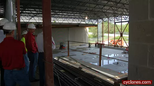 Football Facility Update: Second Floor Progress Tour