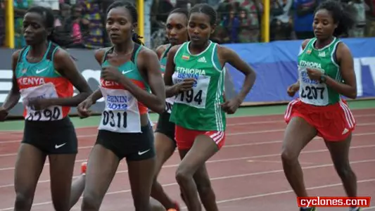 Saina Wears Kenya Uniform for the First Time