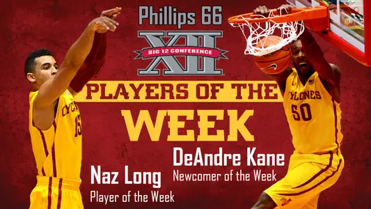 Kane, Long Take Home Weekly Big 12 Honors