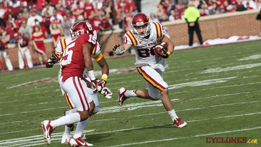 Cyclones Fall to No. 22 Oklahoma in Norman