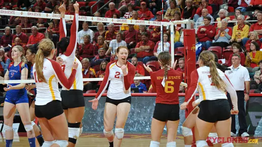 Iowa State Begins Spring Volleyball at Home