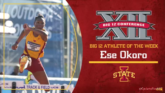 Okoro Honored As Big 12 Athlete Of The Week