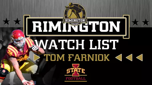 Farniok On Rimington Award Watch List