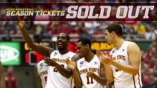 Men's Hoops Season Tickets SOLD OUT