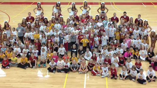 Cheerleaders To Host Cyclone Basketball Spirit Day Cheer Clinic
