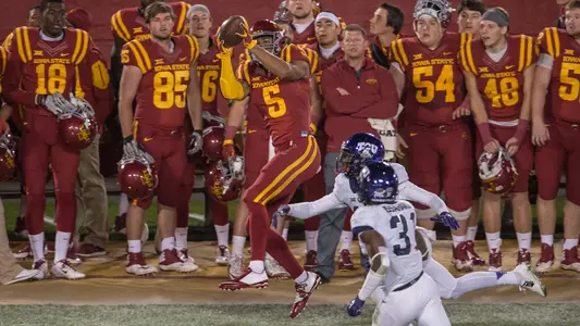 Cyclones Fall To No. 3 TCU, 45-21