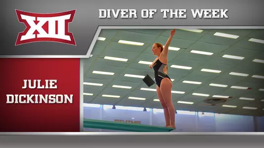 Dickinson Named Big 12 Diver of the Week