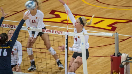 Iowa State Sweeps Past West Virginia, 3-0