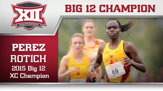 Rotich Claims Individual Big 12 Title; ISU Women Second