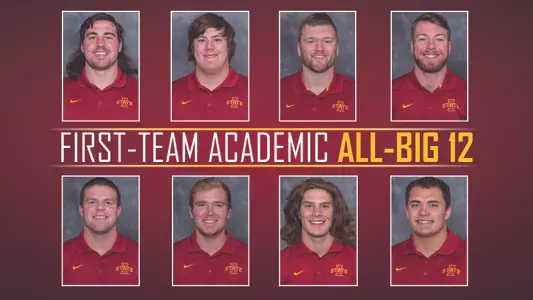 Nine Cyclones Earn Big 12 Academic Honors