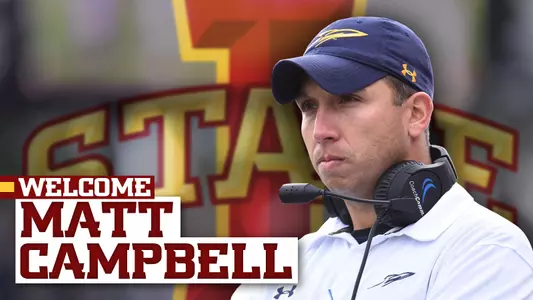 Campbell Named Head Football Coach At Iowa State