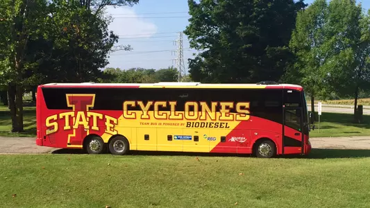 Iowa Soybean Association, Renewable Energy Group, Windstar Lines To Present Iowa State Team Bus