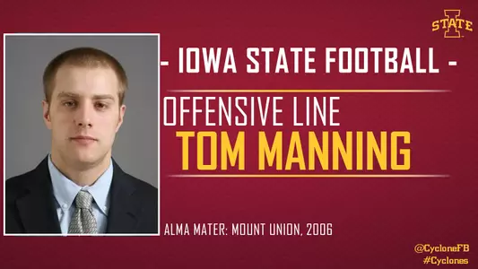Tom Manning Named Offensive Line Coach
