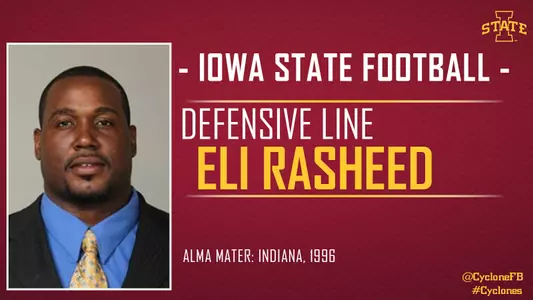 Eli Rasheed Named Defensive Line Coach